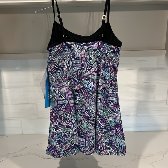 A Shore Fit One piece Swim suit dress size 6 - Picture 5 of 9